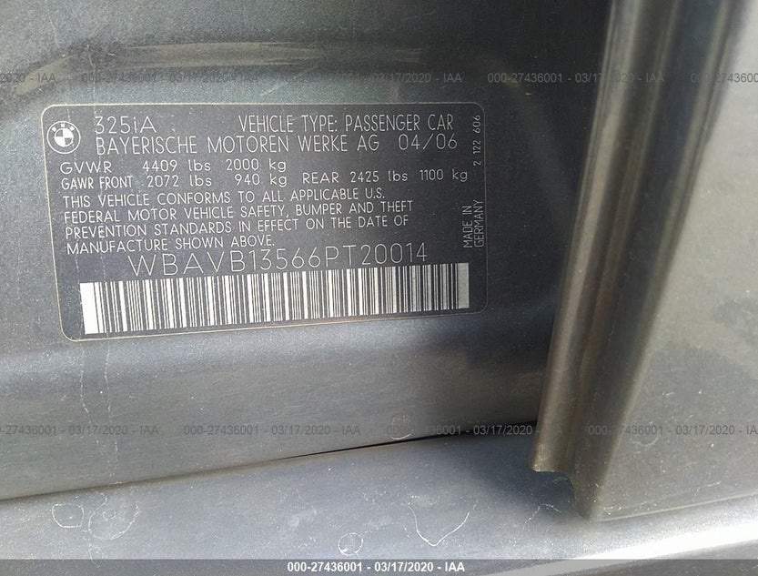 WBAVB13566PT20014