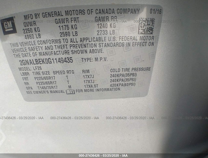 2GNALBEK0G1149435