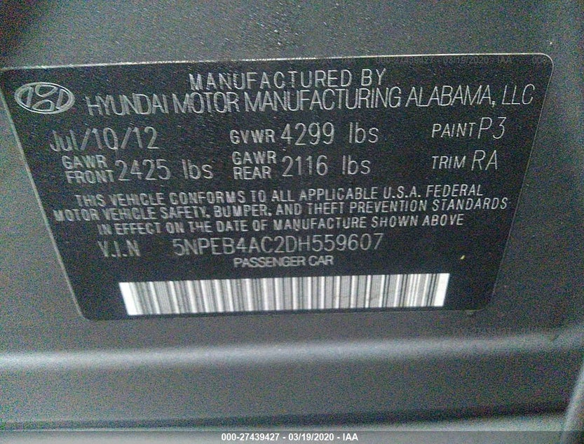 5NPEB4AC2DH559607
