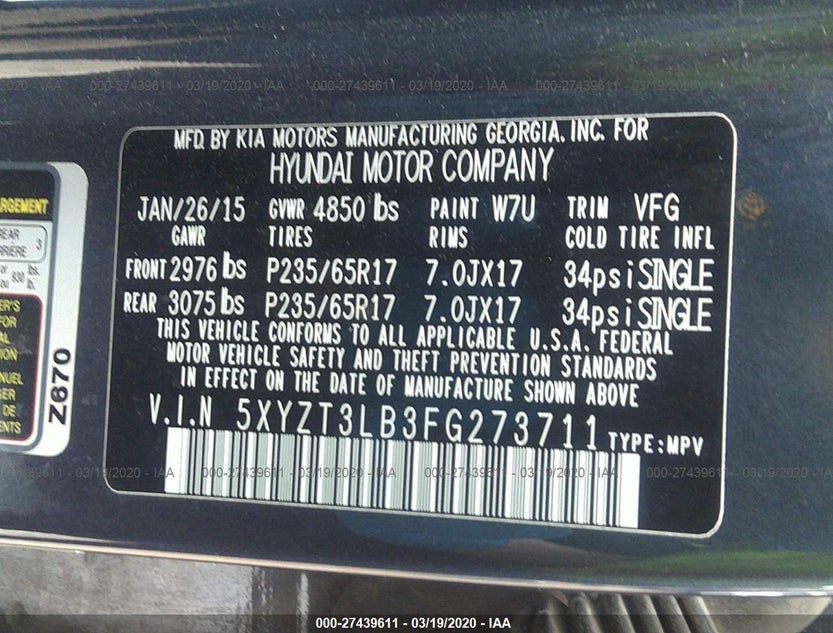 5XYZT3LB3FG273711