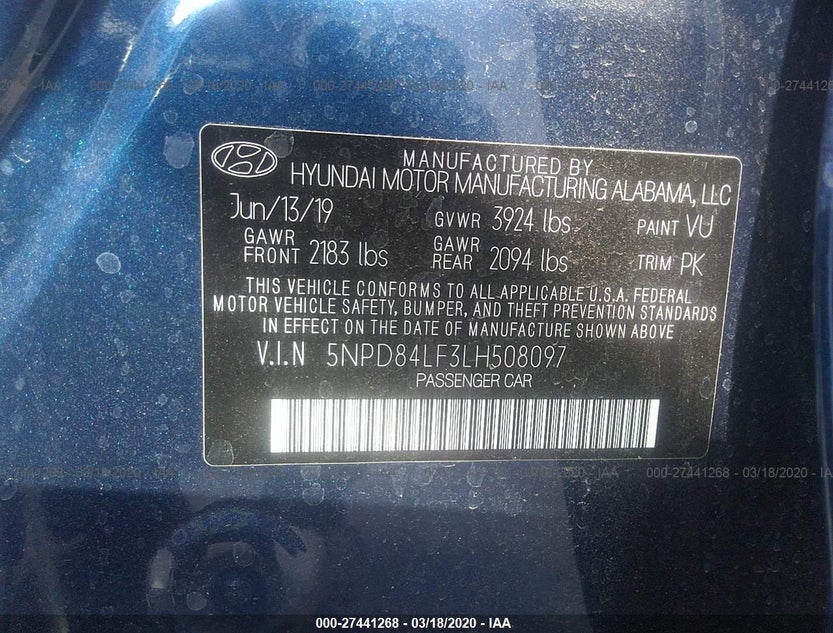 5NPD84LF3LH508097