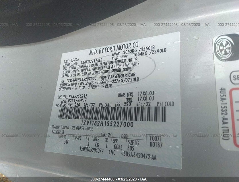 1ZVFT82H155227000