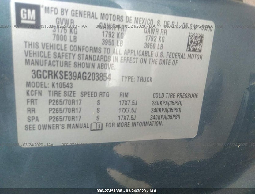 3GCRKSE39AG203854