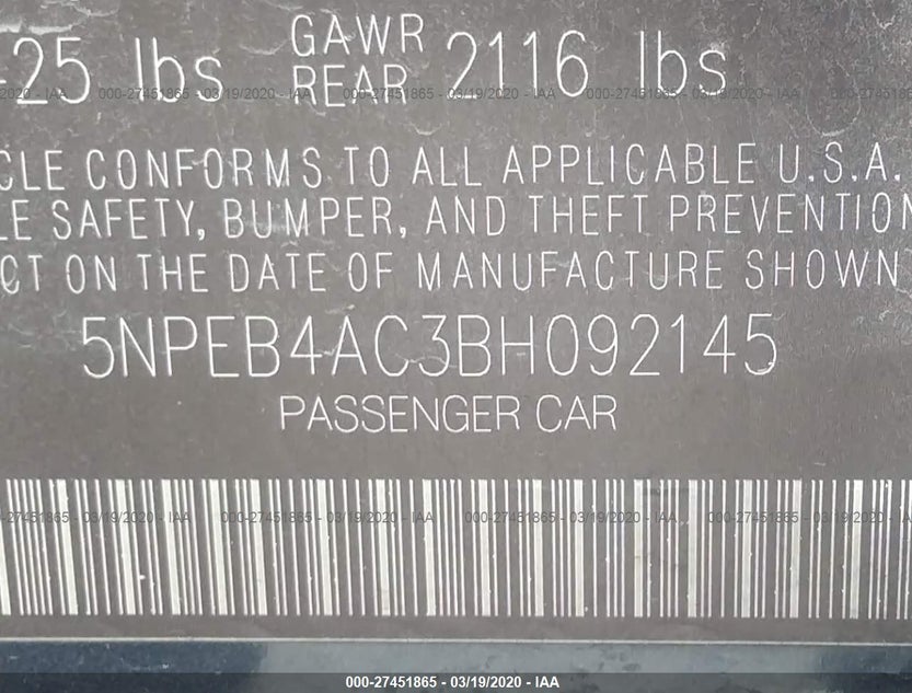 5NPEB4AC3BH092145