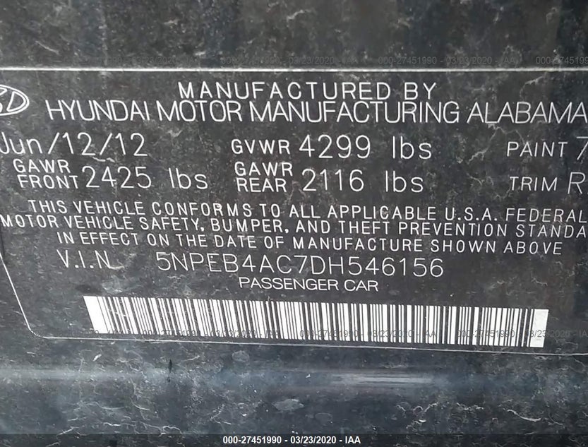 5NPEB4AC7DH546156