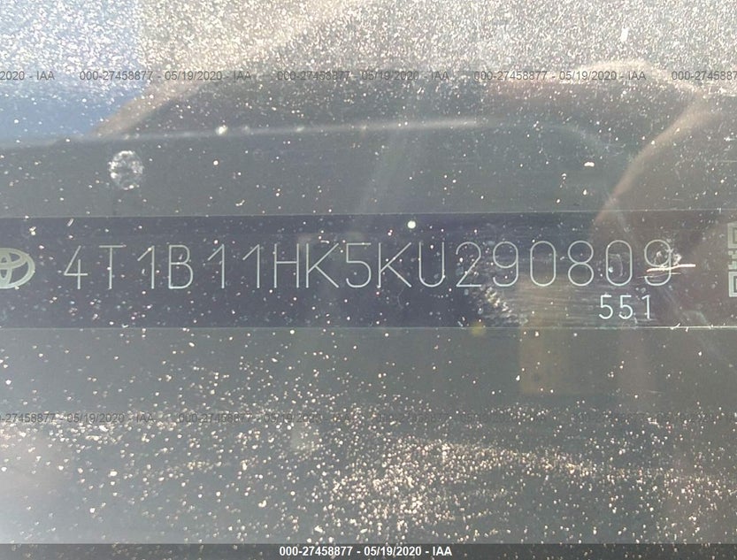 4T1B11HK5KU290809