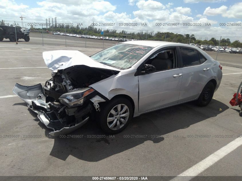 2016 Toyota Corolla Le VIN: 5YFBURHE4GP475149 Lot: 27459607