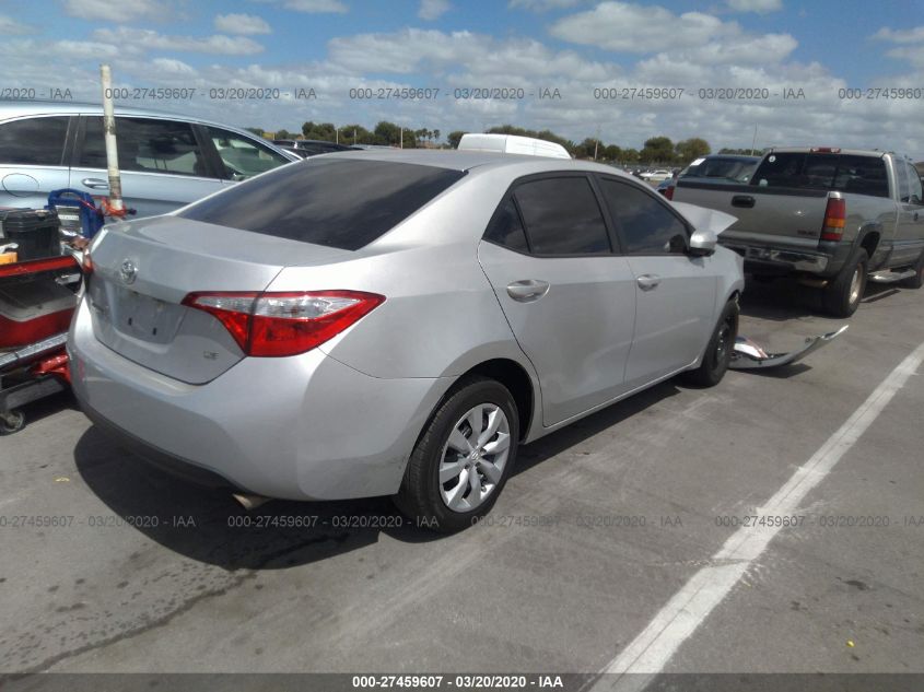 2016 Toyota Corolla Le VIN: 5YFBURHE4GP475149 Lot: 27459607