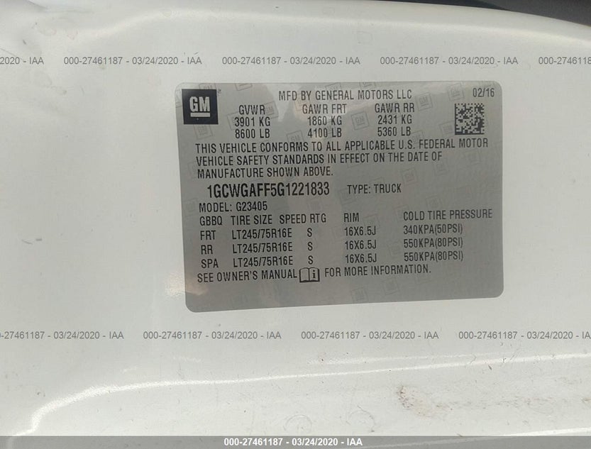 1GCWGAFF5G1221833