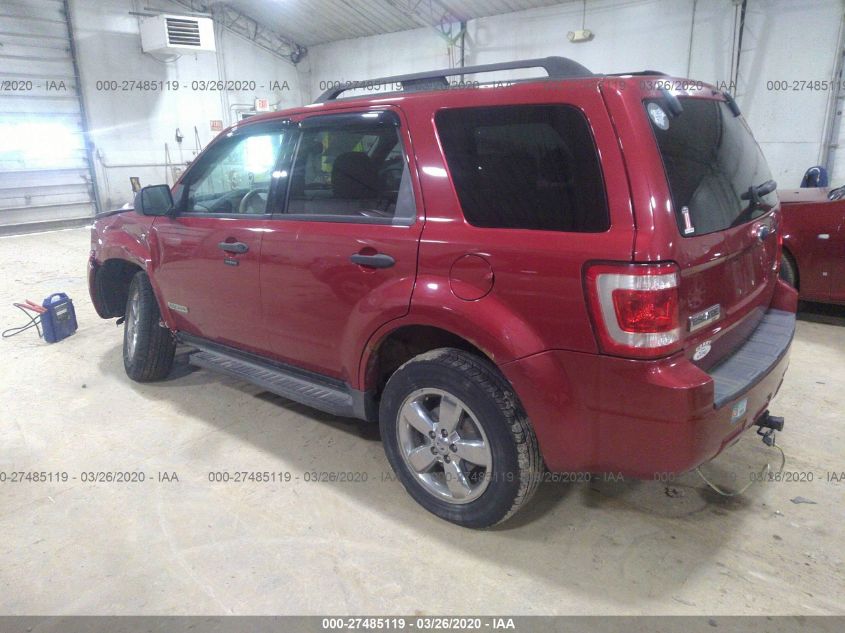 2008 Ford Escape Xlt VIN: 1FMCU93128KE02723 Lot: 27485119