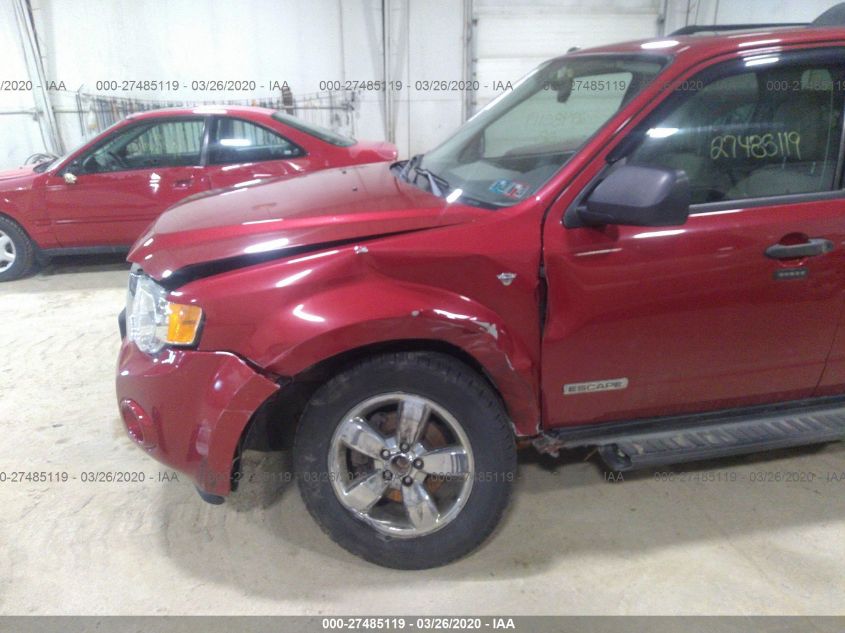 2008 Ford Escape Xlt VIN: 1FMCU93128KE02723 Lot: 27485119