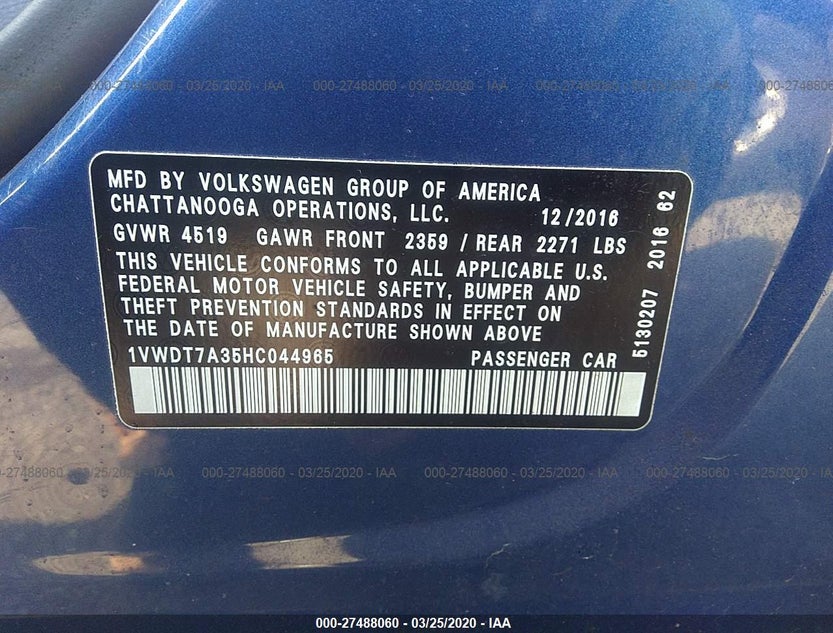 1VWDT7A35HC044965