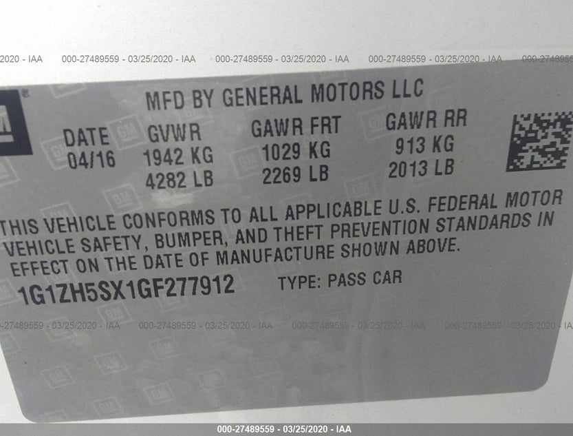 1G1ZH5SX1GF277912