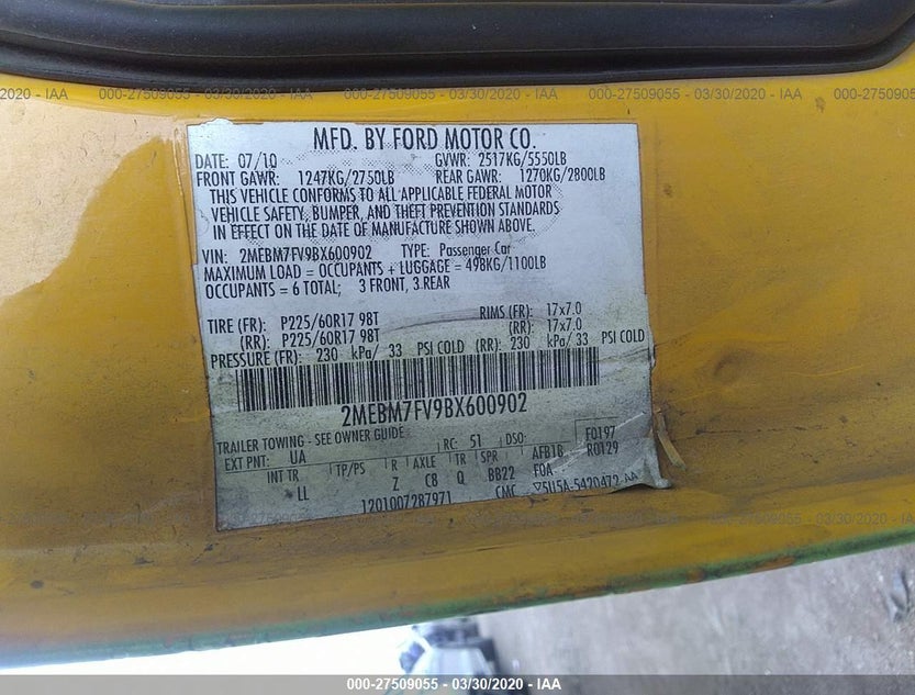 2MEBM7FV9BX600902