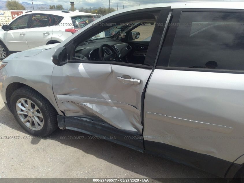 2018 Chevrolet Equinox Ls VIN: 2GNAXHEV6J6122333 Lot: 27496577