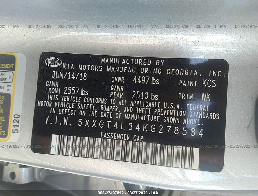 5XXGT4L34KG278534