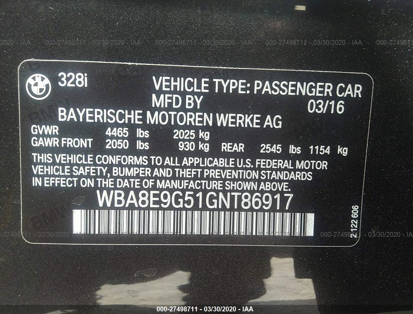 WBA8E9G51GNT86917