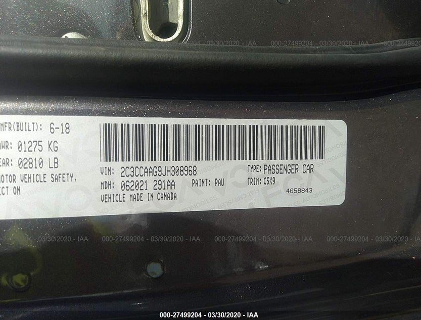 2C3CCAAG9JH308968