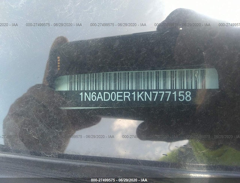1N6AD0ER1KN777158