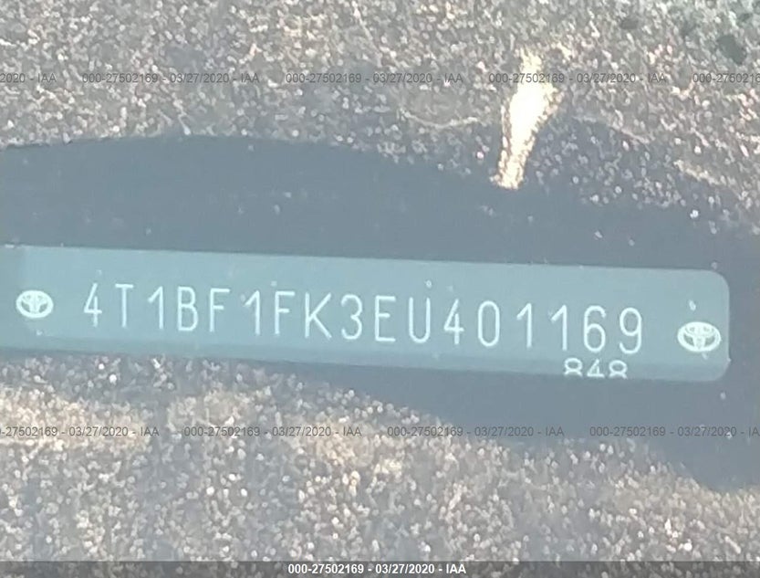 4T1BF1FK3EU401169