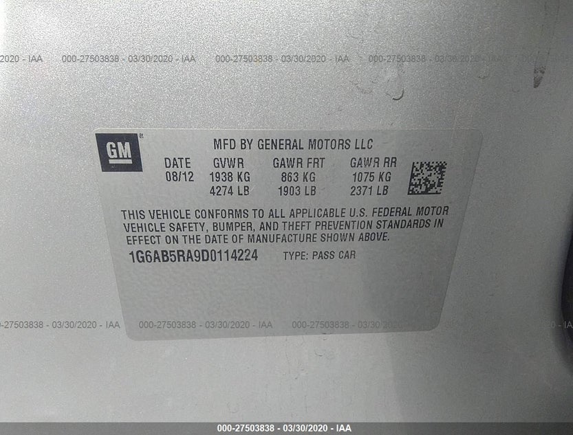 1G6AB5RA9D0114224