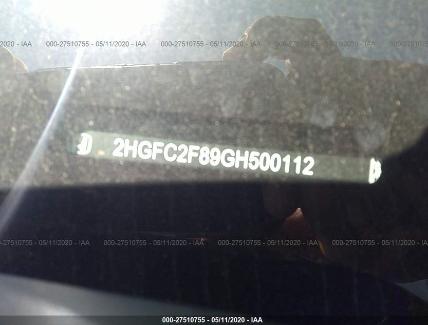 2HGFC2F89GH500112