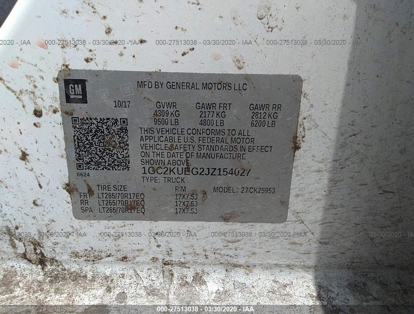 1GC2KUEG2JZ154027
