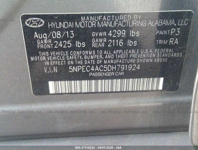 5NPEC4AC5DH791924