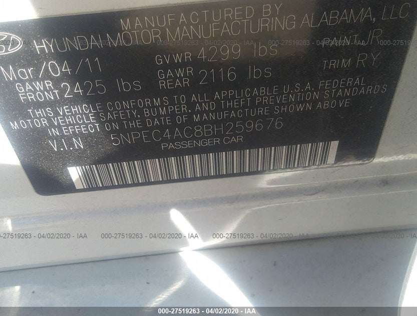5NPEC4AC8BH259676