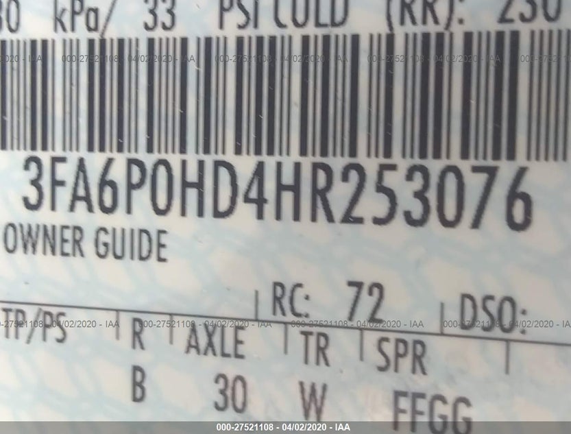 3FA6P0HD4HR253076