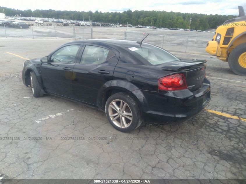 2013 Dodge Avenger Sxt VIN: 1C3CDZCB2DN615987 Lot: 27521338