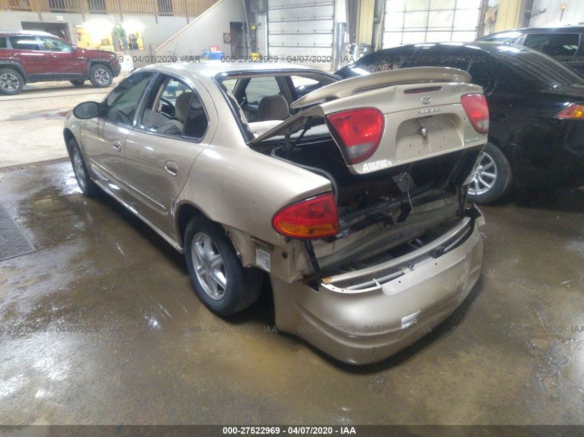 1G3NL52F83C128341 2003 Oldsmobile Alero Gl1