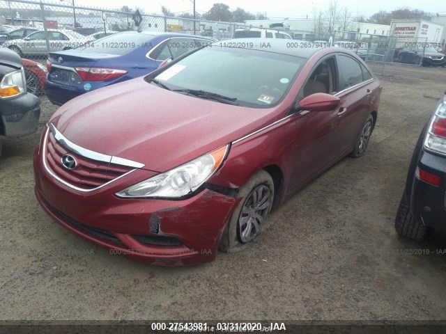 2011 Hyundai Sonata Gls VIN: 5NPEB4ACXBH156567 Lot: 27543981