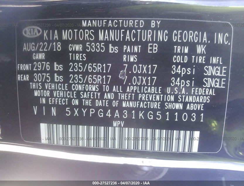 5XYPG4A31KG511031