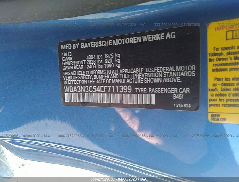 WBA3N3C54EF711399