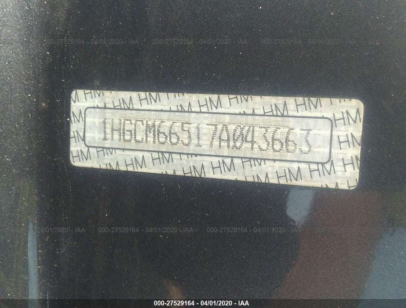1HGCM66517A043663