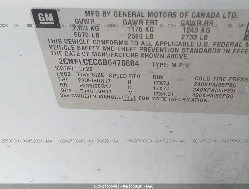 2CNFLCEC6B6470884