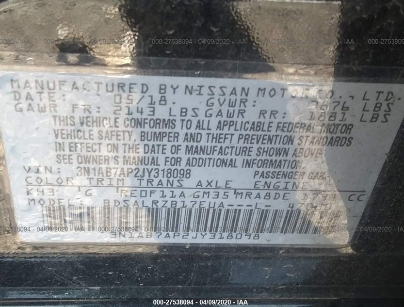 3N1AB7AP2JY318098