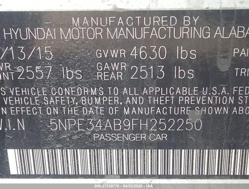 5NPE34AB9FH252250