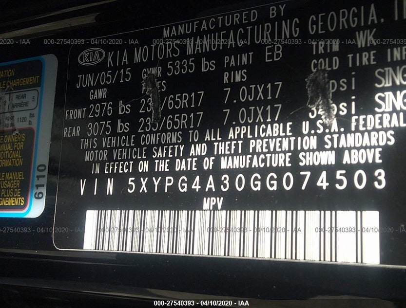 5XYPG4A30GG074503