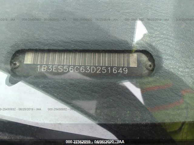 1B3ES56C63D251649 2003 Dodge Neon Sxt