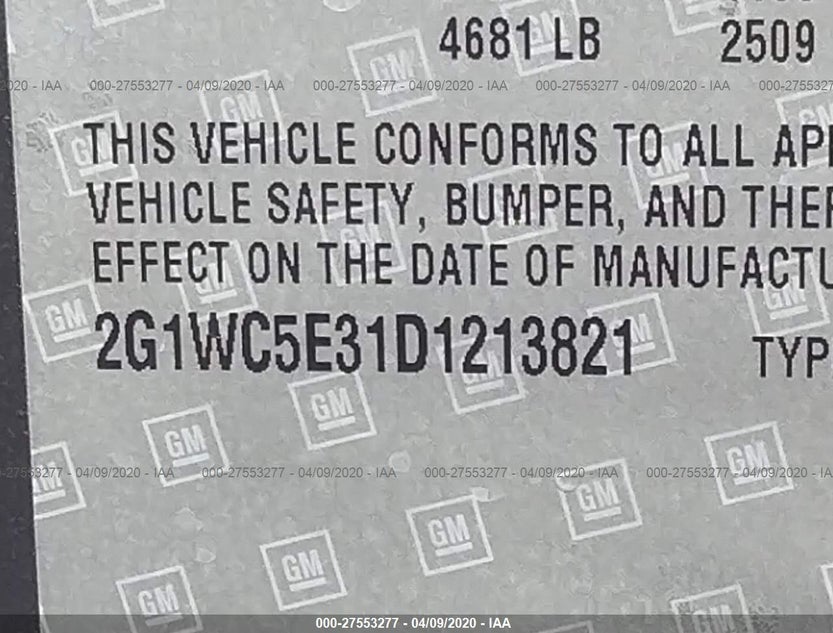 2G1WC5E31D1213821