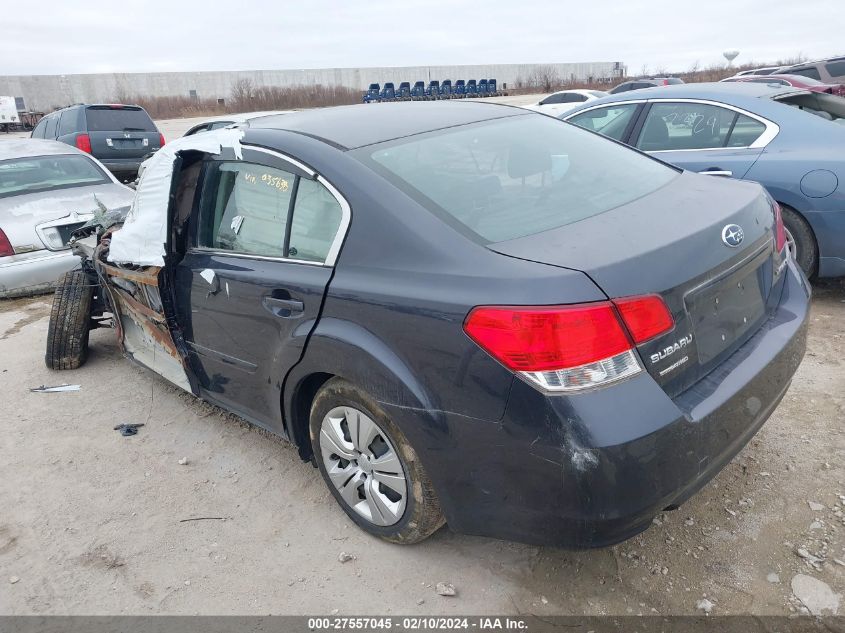 2013 Subaru Legacy 2.5I VIN: 4S3BMCA65D3035638 Lot: 27557045