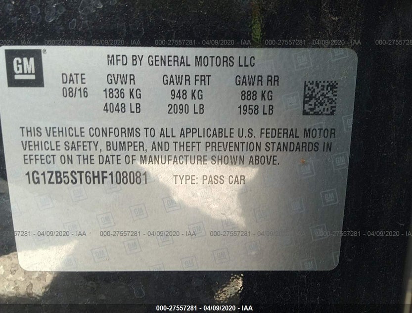 1G1ZB5ST6HF108081