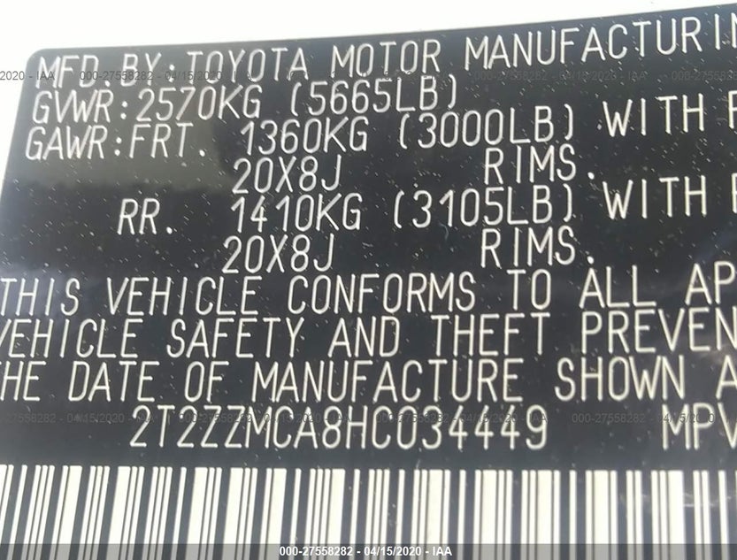 2T2ZZMCA8HC034449