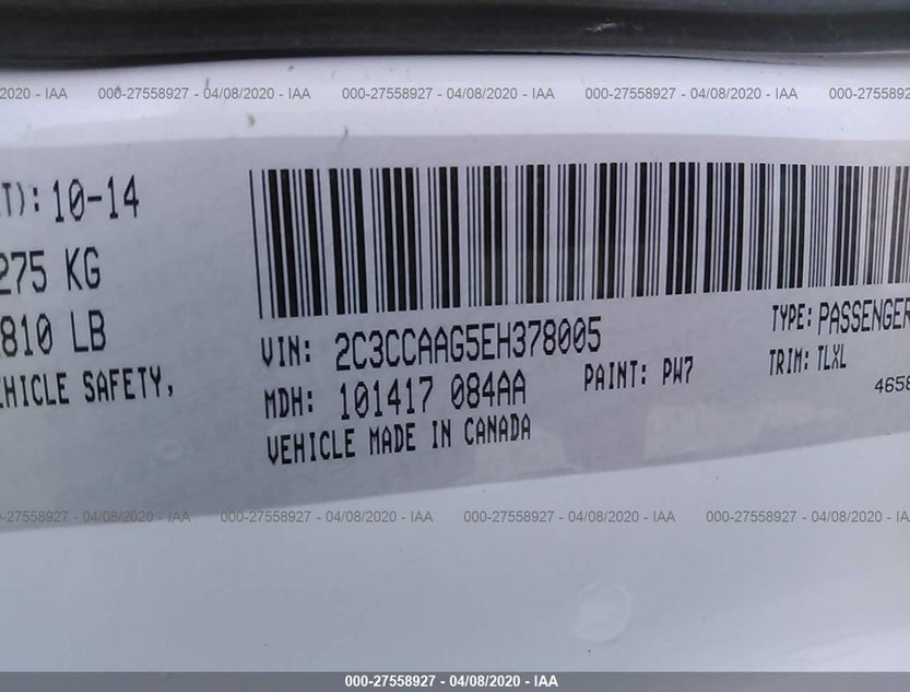 2C3CCAAG5EH378005