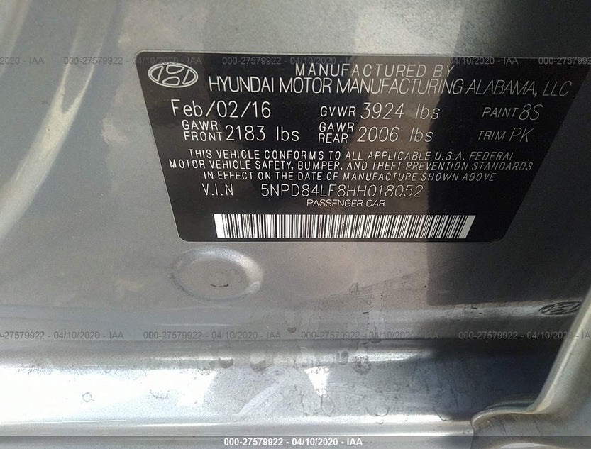 5NPD84LF8HH018052