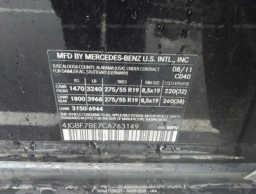 4JGBF7BE7CA763149