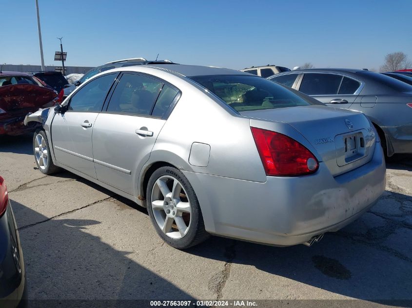 2006 Nissan Maxima 3.5 Se VIN: 1N4BA41E36C845784 Lot: 27563097