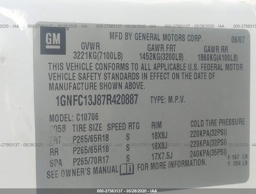 1GNFC13J87R420887
